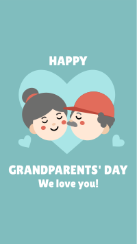 Sweet Grandparents Facebook story Image Preview