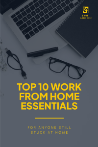 Work From Home Essentials Pinterest Pin Design