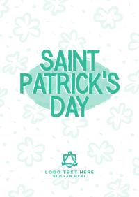 St. Patrick's Clover Poster Design