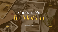 Capture Life in Motion Facebook Event Cover Design