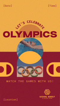 Formal Olympics Watch Party YouTube short Image Preview