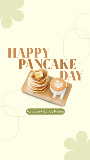 Pancakes Plus Latte Instagram story Image Preview