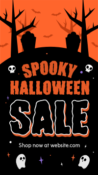 Spooky Ghost Sale Instagram Reel Design