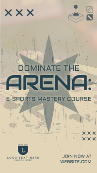 Grunge Gaming Course Instagram reel Image Preview