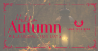 Hello Autumn Greeting Facebook Ad Preview