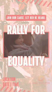 Women's Equality Rally YouTube Short Design