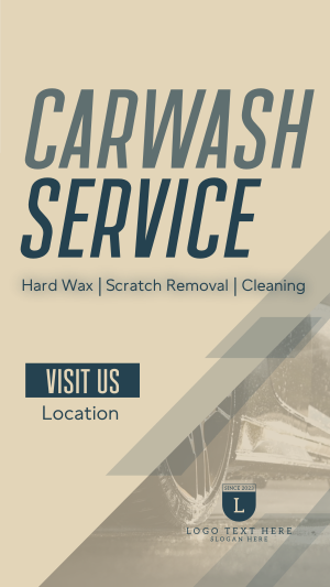 Cleaning Car Wash Service Instagram story Image Preview