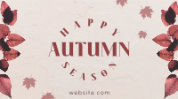 Autumn Season Leaves Facebook event cover Image Preview