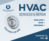 HVAC Services and Repair Facebook post Image Preview