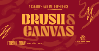 Painting Art Workshop Facebook Ad Preview