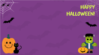 Quirky Halloween Background Zoom background Image Preview