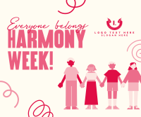 United Harmony Week Facebook post Image Preview