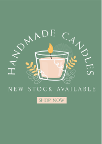 Available Home Candle  Flyer Design