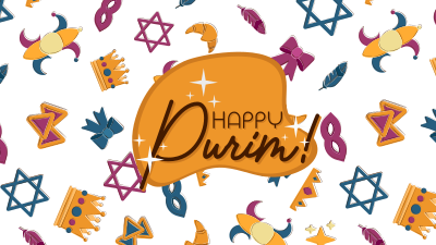 Purim Doodles Facebook event cover Image Preview