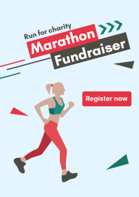 Marathon for Charity Poster Design