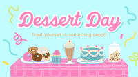 Dessert Picnic Buffet Facebook Event Cover Design