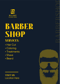 Bearded Services Flyer Image Preview