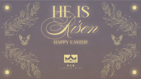 Rustic Easter Sunday Animation Image Preview