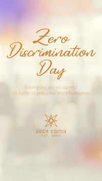 Zero Discrimination Day Instagram Story Design