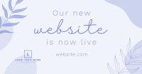 New Website Announcement Facebook ad Image Preview