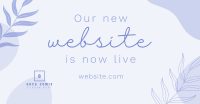 New Website Announcement Facebook ad Image Preview