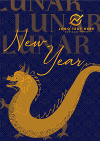 Chinese New Year Dragon Poster Image Preview