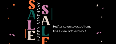Hooray Birthday Promo Facebook cover Image Preview