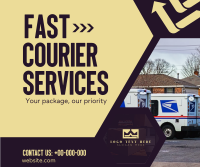 Fast & Reliable Delivery Facebook Post Design