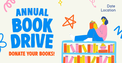 Donate A Book Facebook ad Image Preview