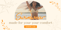 Comfy Swimwear Twitter post Image Preview