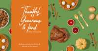 Thanksgiving Diner Facebook Ad Design