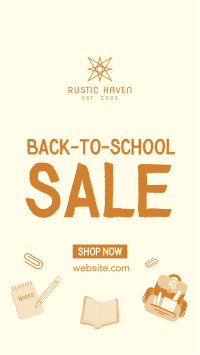 Fantastic School Sale Facebook Story Image Preview