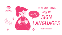 Universal Language of Signs Facebook Event Cover Image Preview