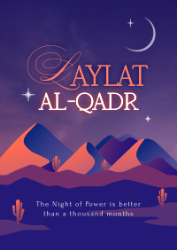 Laylat al-Qadr Desert Flyer Image Preview