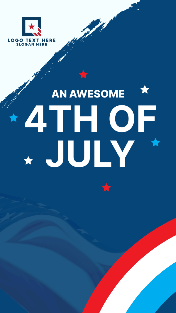 Celebrate 4th of July Instagram Story Design Image Preview