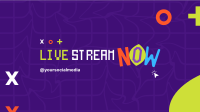 Live Stream Waves YouTube Banner Design
