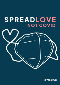 Love Not Covid Flyer Design