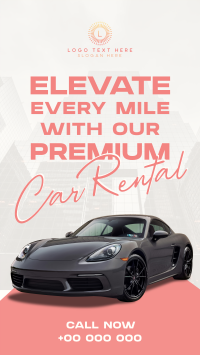 Modern Premium Car Rental Instagram reel Image Preview