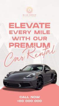 Modern Premium Car Rental Instagram Reel Image Preview