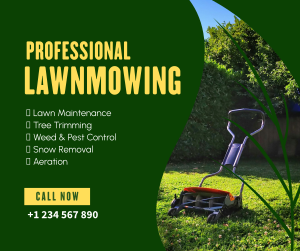 Lawnmowers for Hire Facebook post Image Preview