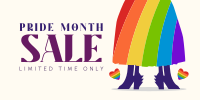 Pride Clearance Sale Twitter Post Design