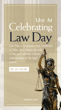 Lady Justice Law Day Instagram reel Image Preview