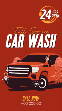 Car Wash Cleaning Service  Instagram story Image Preview