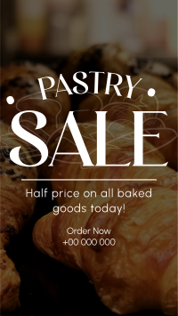 Pastry Sale Today TikTok video Image Preview