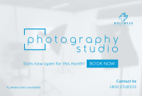 Sleek Photography Studio Pinterest board cover Image Preview