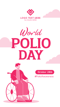 Fight Against Polio Instagram Story Design