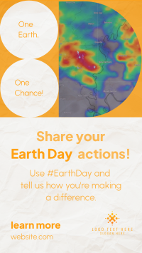 Earth Day Action TikTok video Image Preview