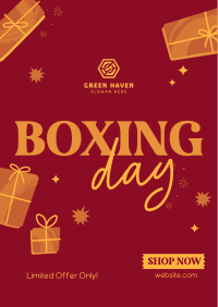 Playful Boxing Day Poster Image Preview