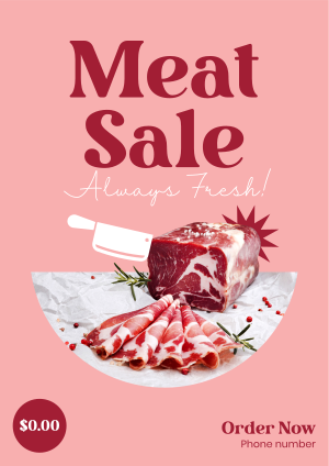 Local Meat Store Flyer Image Preview