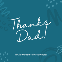 Thanks Dad Script Instagram post Image Preview